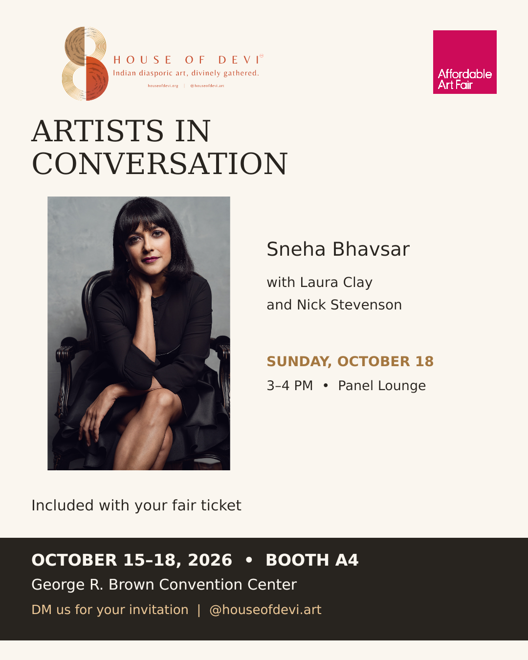 Artists In Conversation at Affordable Art Fair