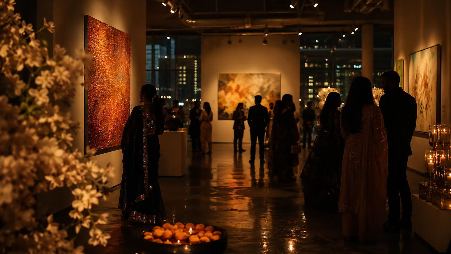 House of Devi Art Gallery at POST HTX Diwali